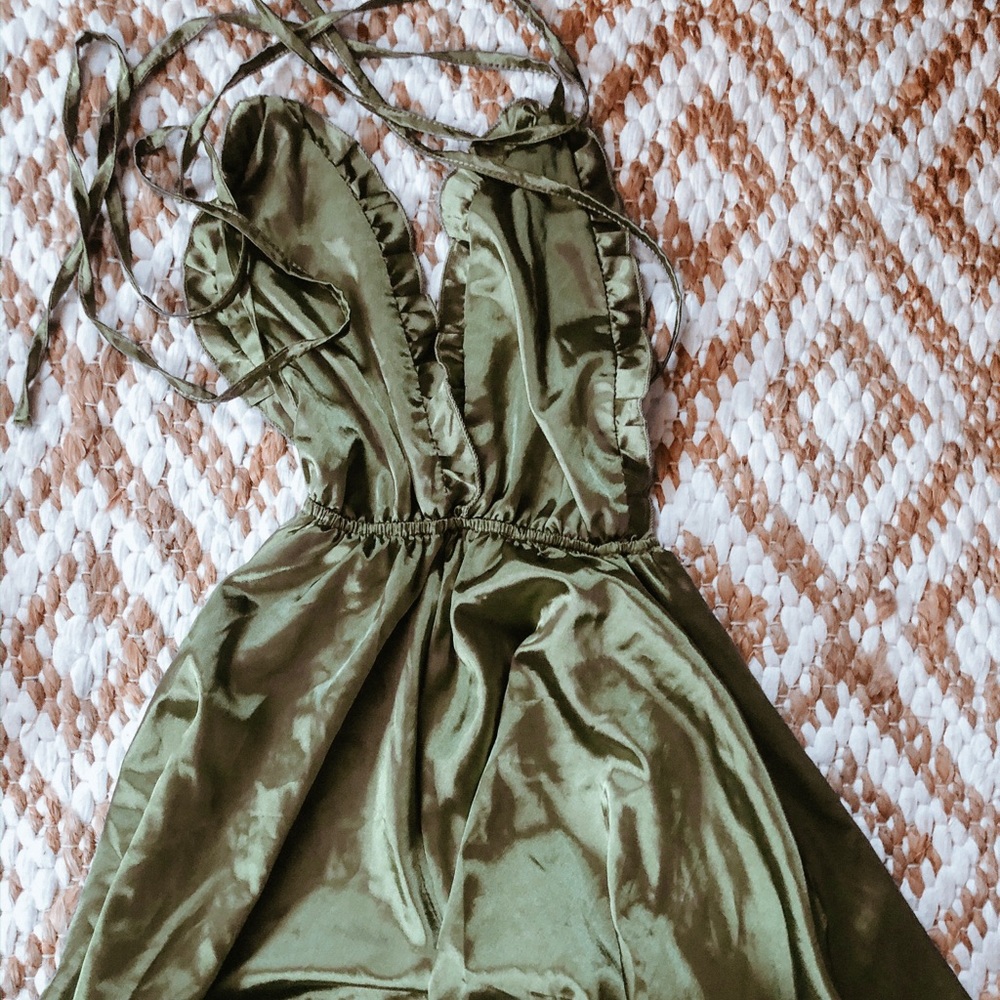 Satin Romper
